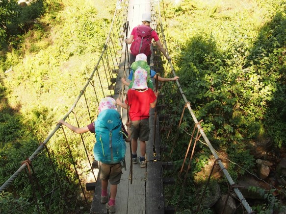 Suspension Bridge on Annapurna Base Camp Trek