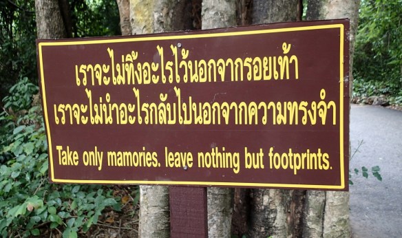 Take Only Mamories...